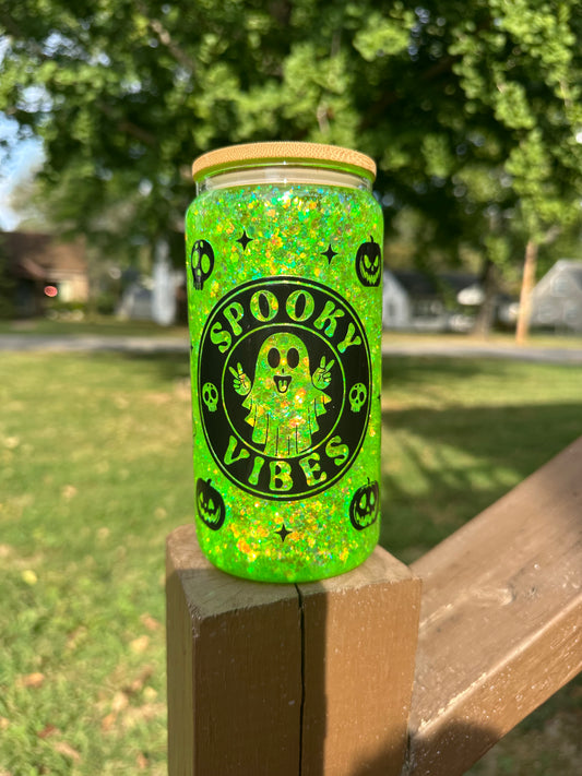 Bright green spooky vibes